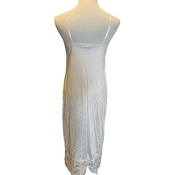 Vanity Fair Vintage White Lace Slip Dress Small 36 - Picture 3 of 6